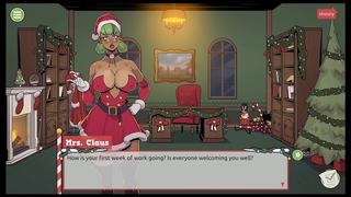 Claus' Secret Surprise [ XMAS HENTAI Game ] Ep.3 Mrs santa tease us with her underskirt ANAL plug !